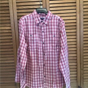 CHAPS Pink/White Shirt